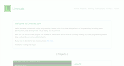 Desktop Screenshot of limeoats.com